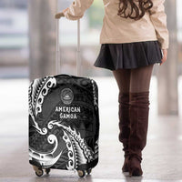 AAPI Heritage Month Luggage Cover American Samoa Polynesian Tribal Wave LT05 - Polynesian Pride