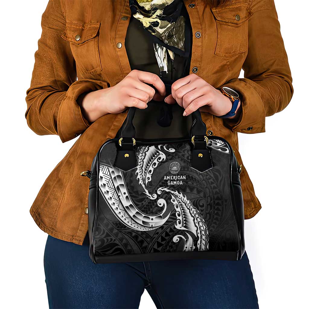 AAPI Heritage Month Shoulder Handbag American Samoa Polynesian Tribal Wave LT05 - Polynesian Pride