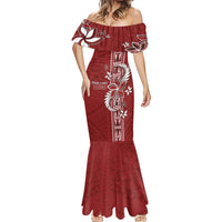 Tonga Language Week Mermaid Dress Malo e Lelei Kupesi Ngatu Pattern