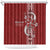 Tonga Language Week Shower Curtain Malo e Lelei Kupesi Ngatu Pattern