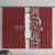 Tonga Language Week Window Curtain Malo e Lelei Kupesi Ngatu Pattern