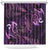 Aotearoa New Zealand Crocodile Shower Curtain Silver Fern Maori Pattern