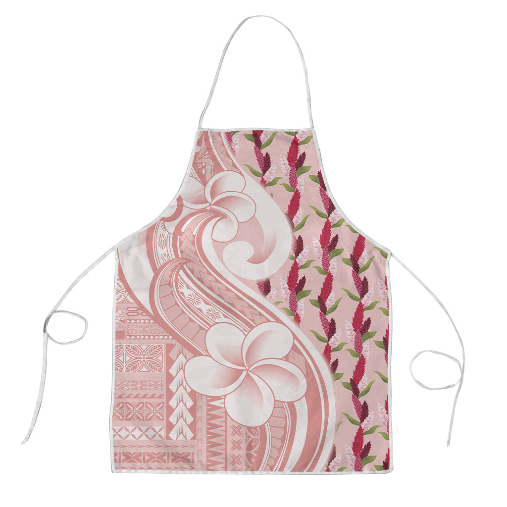 Samoa Teuila Apron Pink Samoan Siapo Motifs LT05 Pink - Polynesian Pride