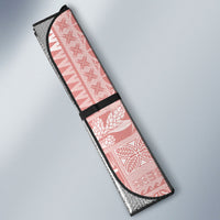 Samoa Teuila Auto Sun Shade Pink Samoan Siapo Motifs