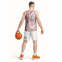 Samoa Teuila Basketball Jersey Pink Samoan Siapo Motifs