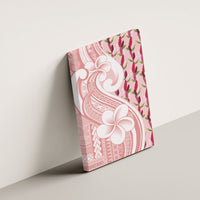 Samoa Teuila Canvas Wall Art Pink Samoan Siapo Motifs