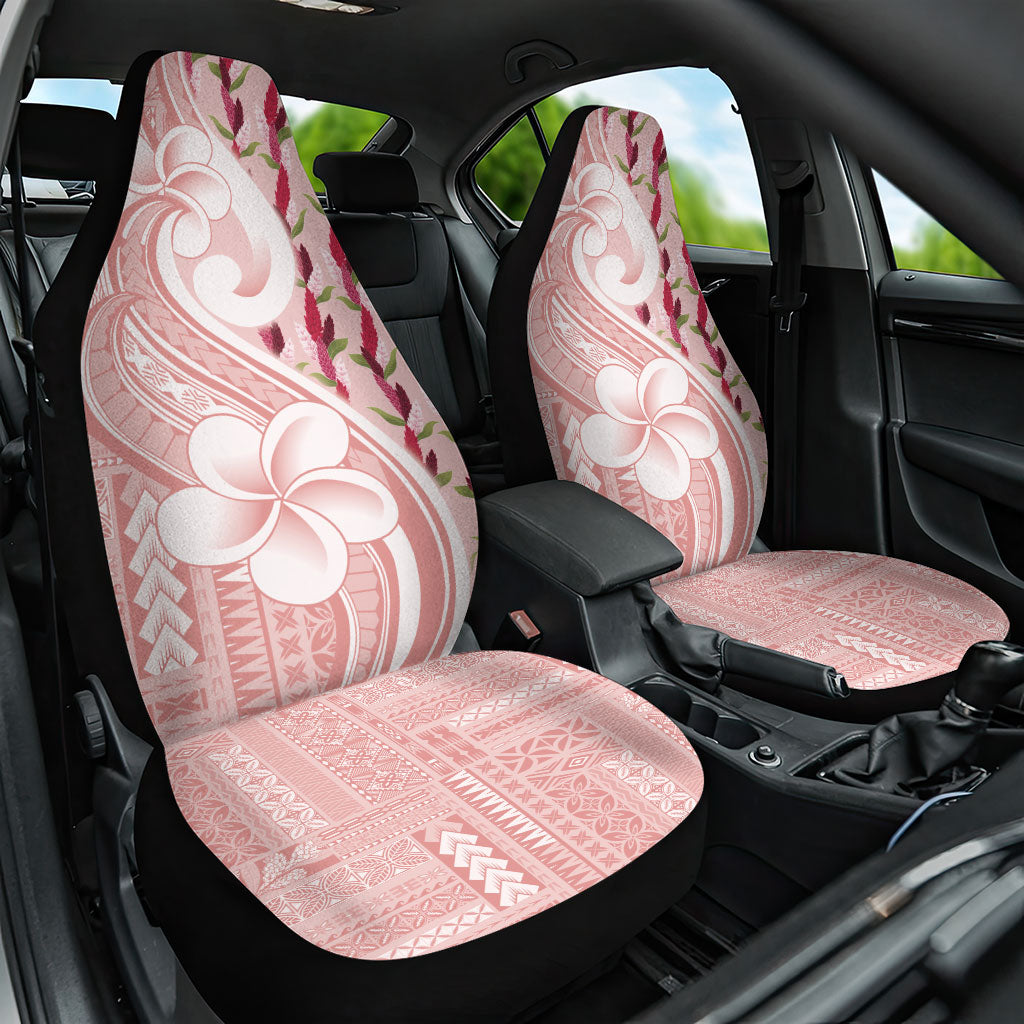 Samoa Teuila Car Seat Cover Pink Samoan Siapo Motifs