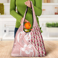 Samoa Teuila Grocery Bag Pink Samoan Siapo Motifs