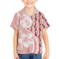 Samoa Teuila Hawaiian Shirt Pink Samoan Siapo Motifs