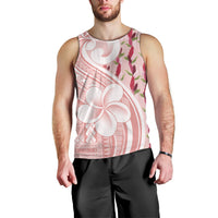 Samoa Teuila Men Tank Top Pink Samoan Siapo Motifs