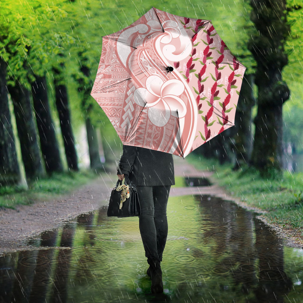 Samoa Teuila Umbrella Pink Samoan Siapo Motifs