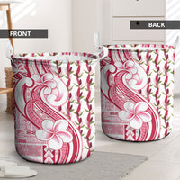 Samoa Teuila Laundry Basket White Samoan Siapo Motifs