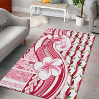 Samoa Teuila Area Rug White Samoan Siapo Motifs