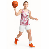Samoa Teuila Basketball Jersey White Samoan Siapo Motifs