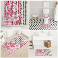 Samoa Teuila Bathroom Set White Samoan Siapo Motifs