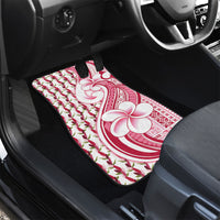 Samoa Teuila Car Mats White Samoan Siapo Motifs