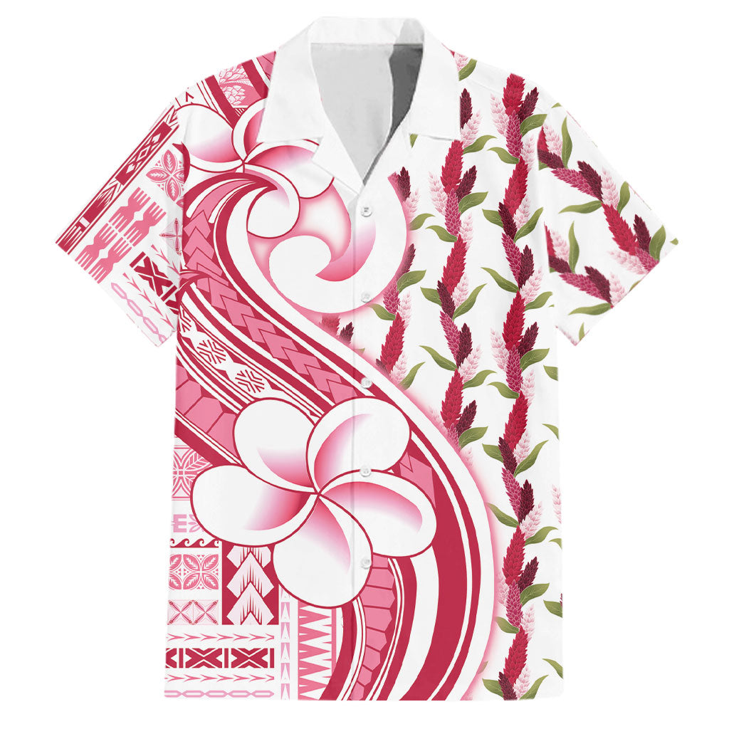 Samoa Teuila Family Matching Long Sleeve Bodycon Dress and Hawaiian Shirt White Samoan Siapo Motifs