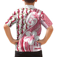 Samoa Teuila Family Matching Tank Maxi Dress and Hawaiian Shirt White Samoan Siapo Motifs