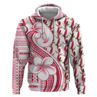 Samoa Teuila Hoodie White Samoan Siapo Motifs