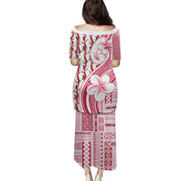 Samoa Teuila Puletasi White Samoan Siapo Motifs