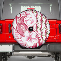 Samoa Teuila Spare Tire Cover White Samoan Siapo Motifs