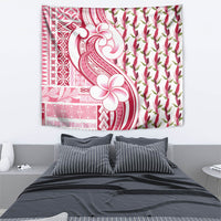 Samoa Teuila Tapestry White Samoan Siapo Motifs