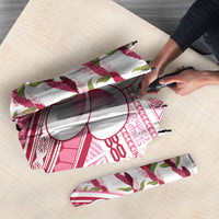 Samoa Teuila Umbrella White Samoan Siapo Motifs