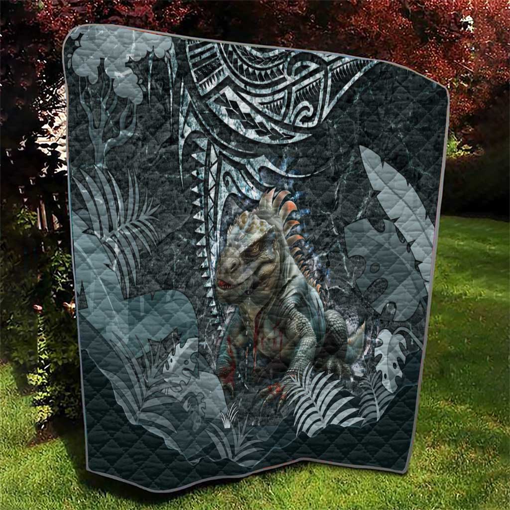 Hawaii Mo'o Lizard God Quilt Polynesian Style