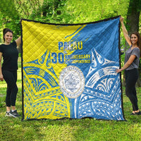 Palau Independence Day Quilt Happy 30th Anniversary