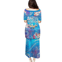 Happy Diwali Festival Puletasi Diya Lamp Rangoli With Polynesian Pattern