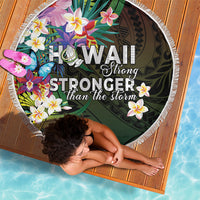 Hawaii Strong Beach Blanket Polynesian Tribal Tropical Flowers