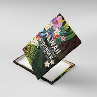 Hawaii Strong Canvas Wall Art Polynesian Tribal Tropical Flowers