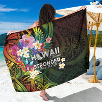 Hawaii Strong Sarong Polynesian Tribal Tropical Flowers