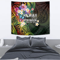 Hawaii Strong Tapestry Polynesian Tribal Tropical Flowers