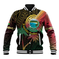 Vanuatu Espiritu Santo Island Baseball Jacket Beach Landscape