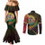 Vanuatu Espiritu Santo Island Couples Matching Mermaid Dress and Long Sleeve Button Shirt Beach Landscape