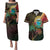 Vanuatu Espiritu Santo Island Couples Matching Puletasi and Hawaiian Shirt Beach Landscape