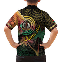 Vanuatu Espiritu Santo Island Family Matching Tank Maxi Dress and Hawaiian Shirt Beach Landscape