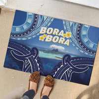 French Polynesia Bora Bora Rubber Doormat Beach Landscape Polynesian Style