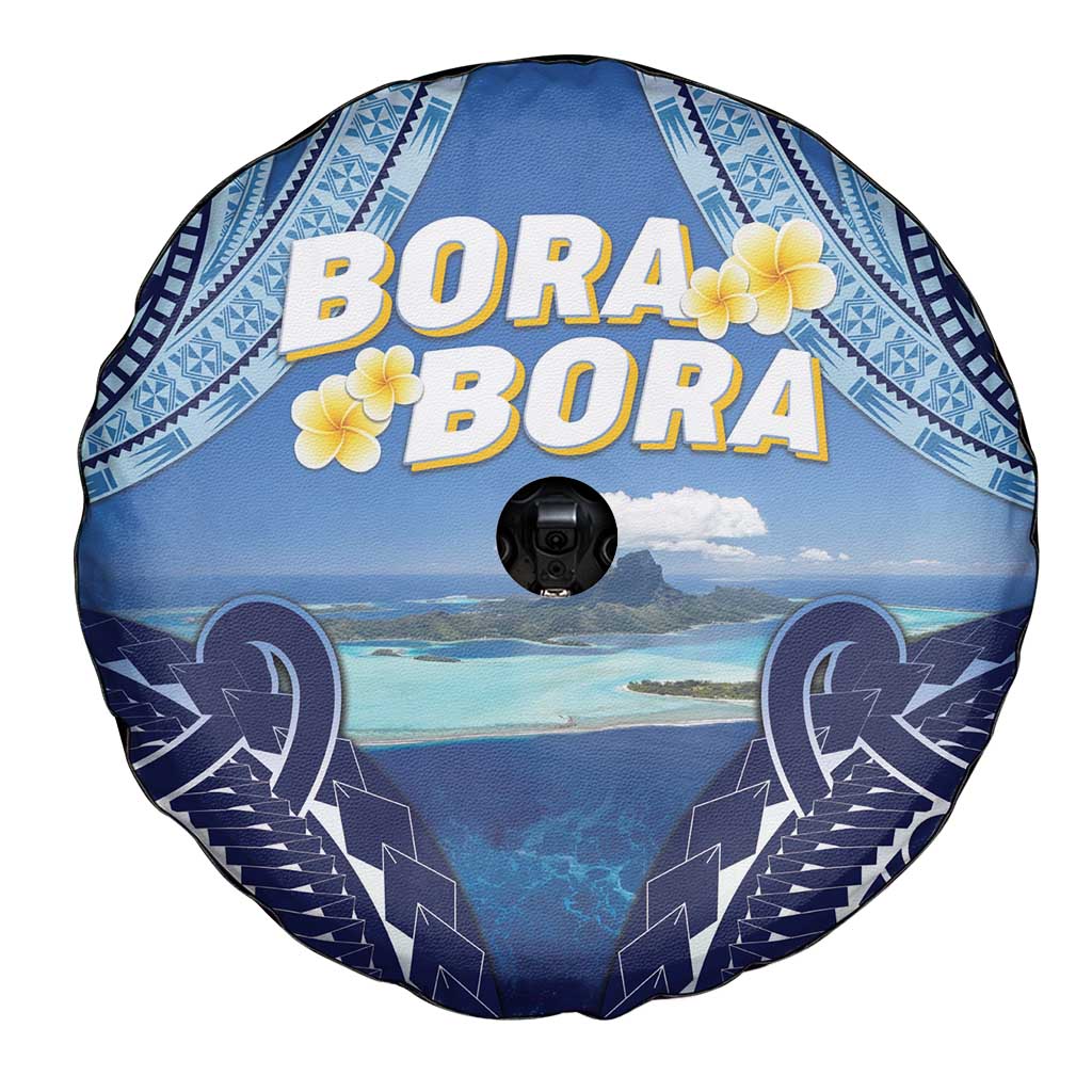 French Polynesia Bora Bora Spare Tire Cover Beach Landscape Polynesian Style