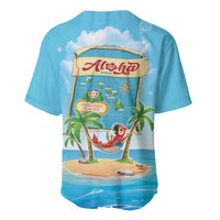 Aloha Hawaii Baseball Jersey Funny Macaw Parrot Tropical Vibe LT05 - Polynesian Pride