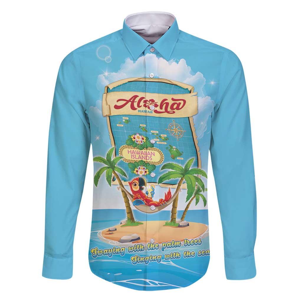 Aloha Hawaii Family Matching Summer Maxi Dress and Hawaiian Shirt Funny Macaw Parrot Tropical Vibe