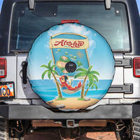 Aloha Hawaii Spare Tire Cover Funny Macaw Parrot Tropical Vibe LT05 Blue - Polynesian Pride