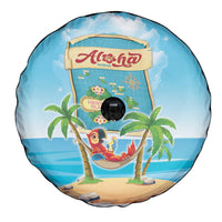 Aloha Hawaii Spare Tire Cover Funny Macaw Parrot Tropical Vibe LT05 - Polynesian Pride