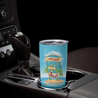 Aloha Hawaii Tumbler Cup Funny Macaw Parrot Tropical Vibe