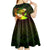 Personalised Hawaii State Motto Kid Short Sleeve Dress Hawaiian Tribal Reggae Hammerhead Shark LT05 - Polynesian Pride