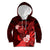 Personalised Hawaii State Motto Kid Hoodie Hawaiian Tribal Red Hammerhead Shark LT05 Hoodie Red - Polynesian Pride