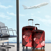 Hawaii State Motto Luggage Cover Hawaiian Tribal Red Hammerhead Shark LT05 - Polynesian Pride