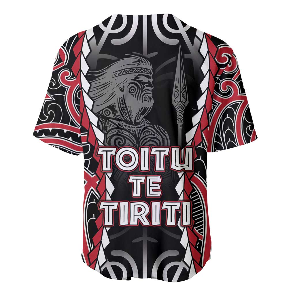 Aotearoa Waitangi Day Baseball Jersey Maori Warrior Tribal Tattoo LT05 - Polynesian Pride
