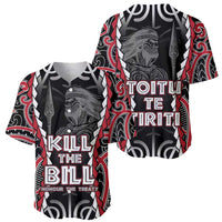 Aotearoa Waitangi Day Baseball Jersey Maori Warrior Tribal Tattoo LT05 - Polynesian Pride